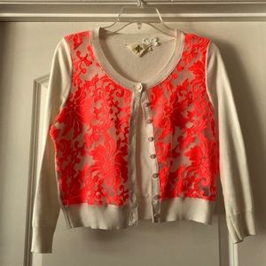 NEW - Anthropologie Neon Cardigan - Size M